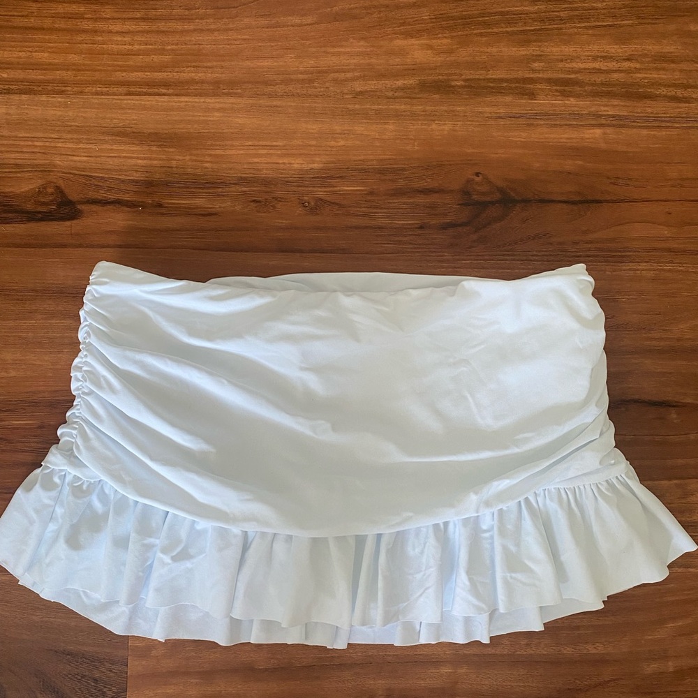 Lilly Pulitzer White Bubble Ruched Bikini Bottom